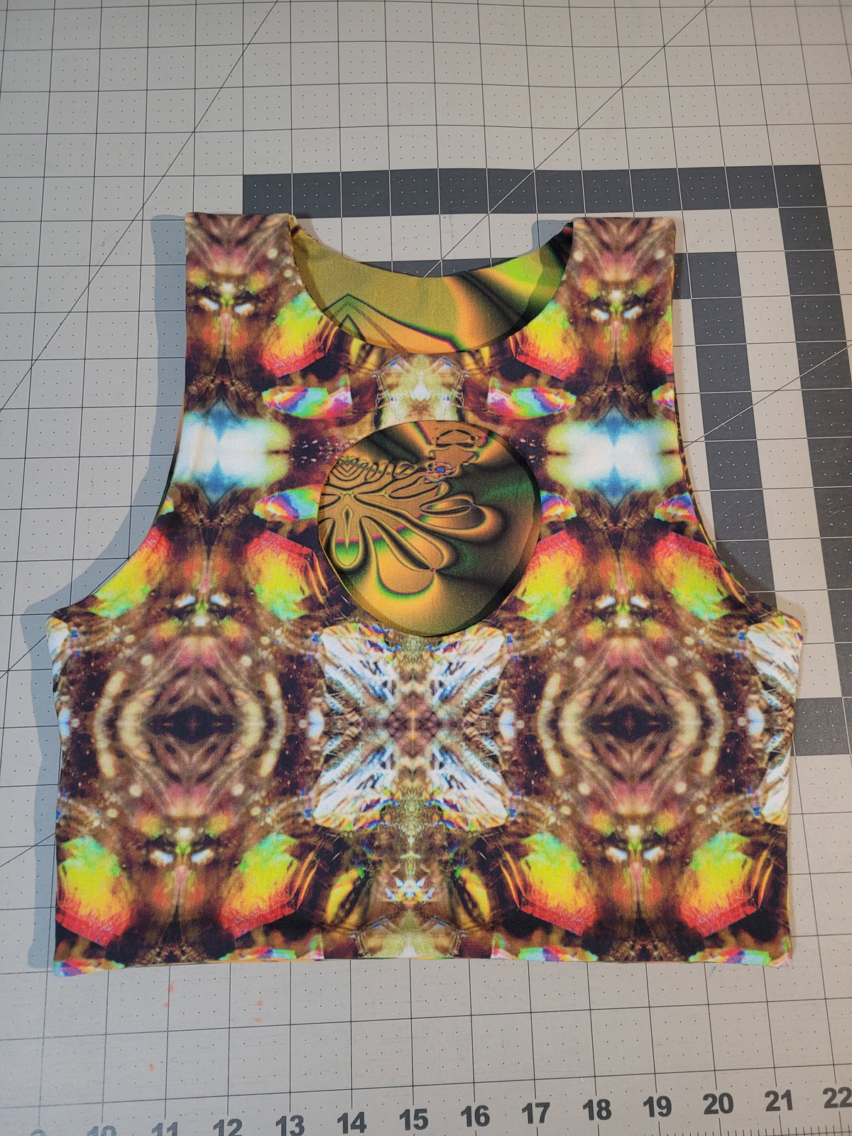Reversible Keyhole Crop Top