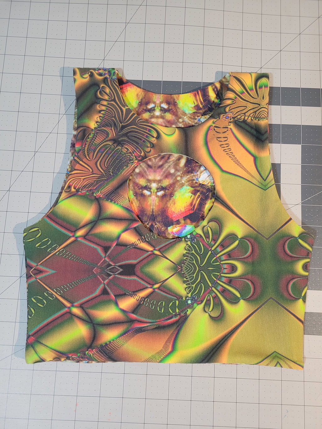 Reversible Keyhole Crop Top