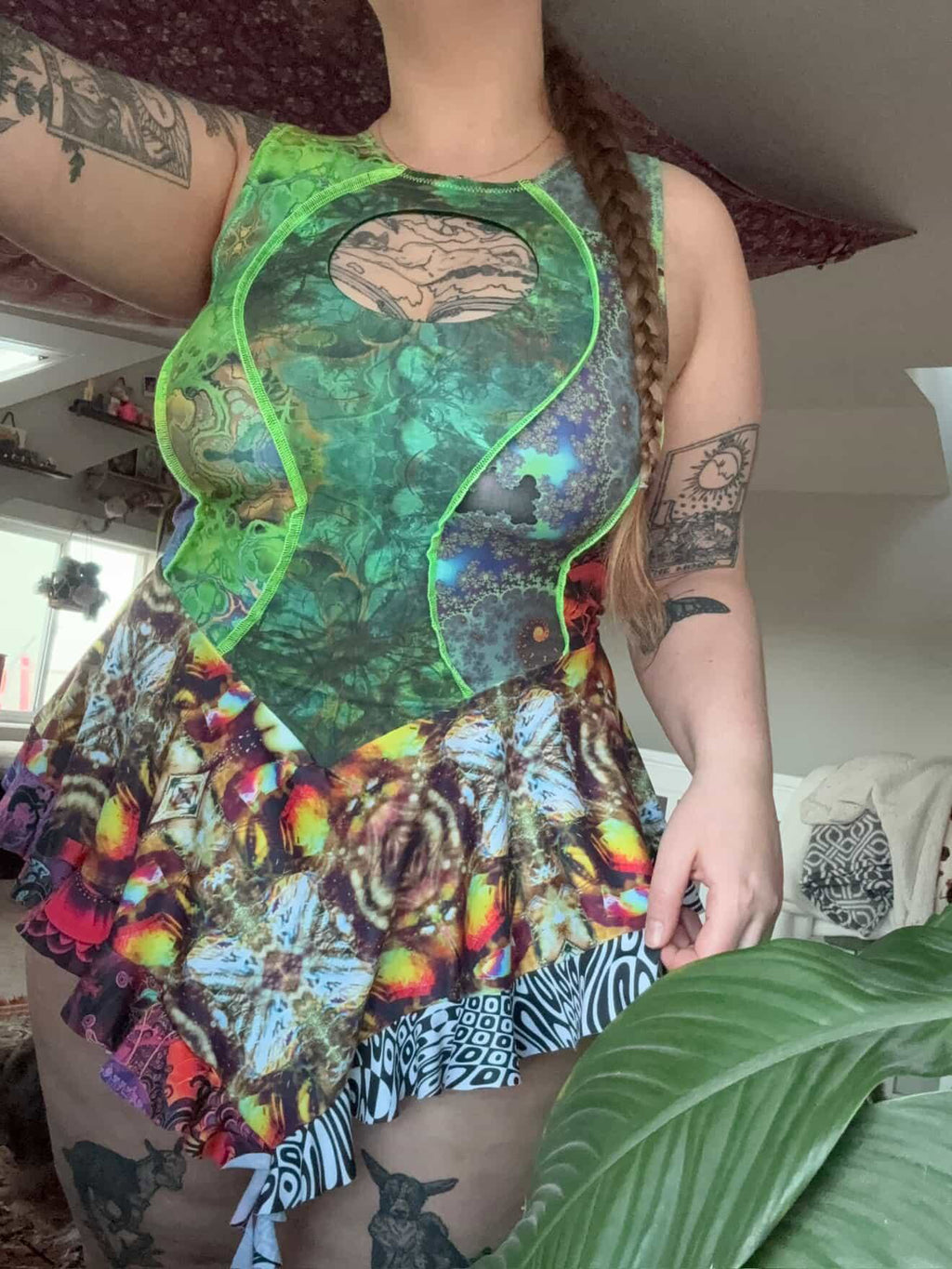Keyhole Pixie Dress