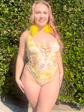 Golden Psytrance Bodysuit