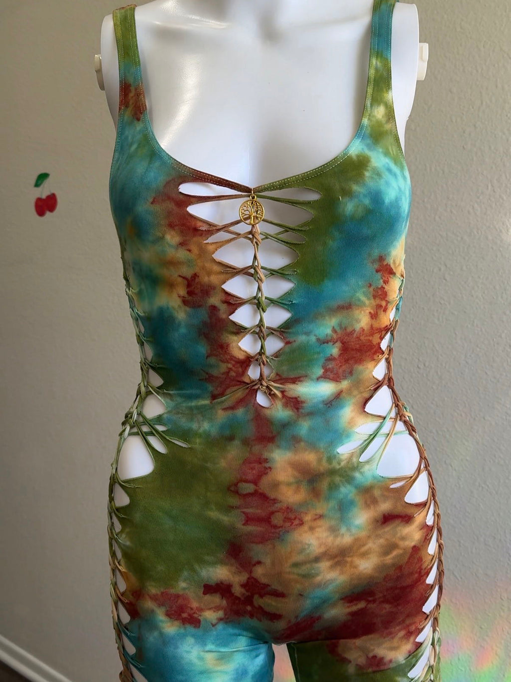 Earthy Enchantress Slitweave Romper