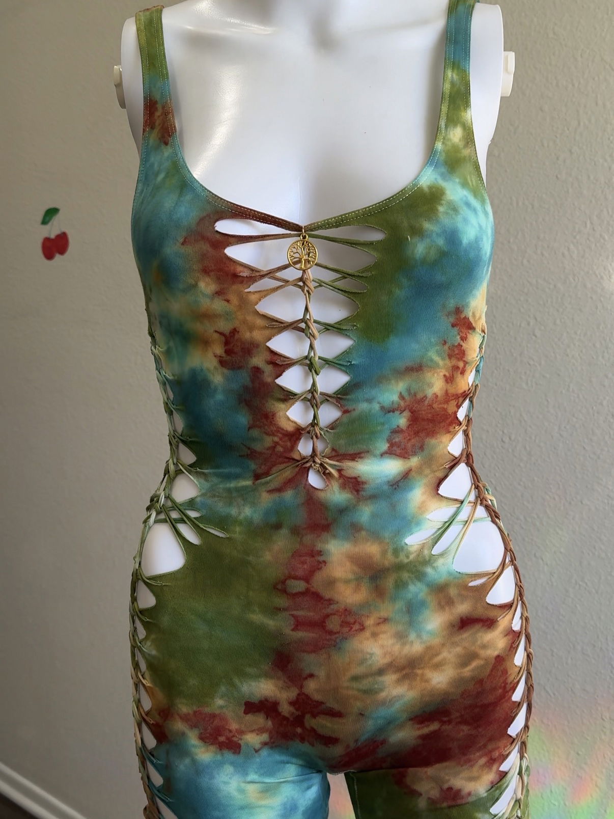 Earthy Enchantress Slitweave Romper