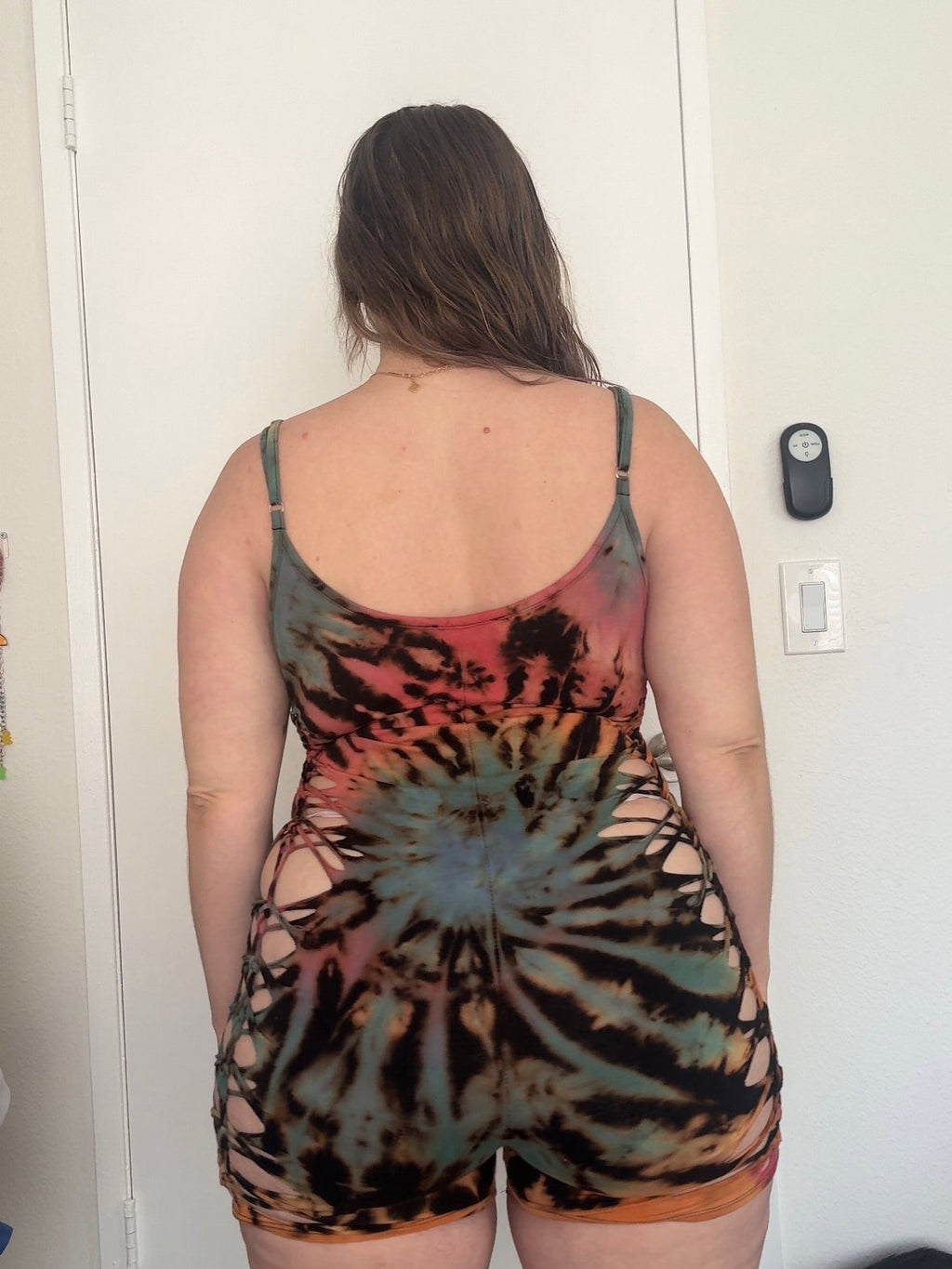 Midnight Prism Slitweave Romper