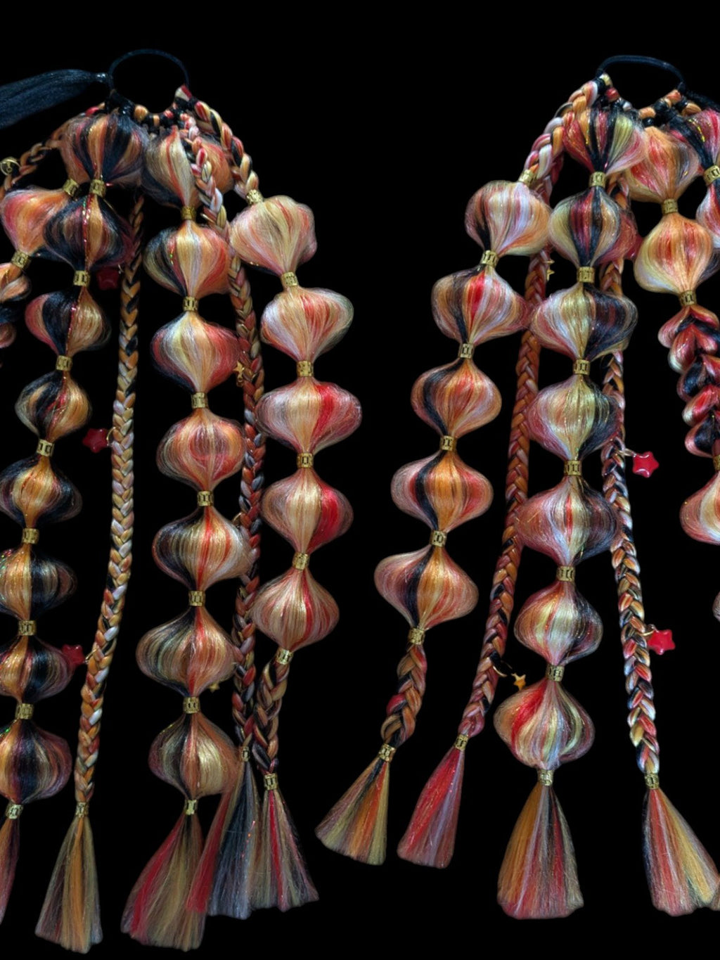 Embers - Ponytail Festival Rave Braids