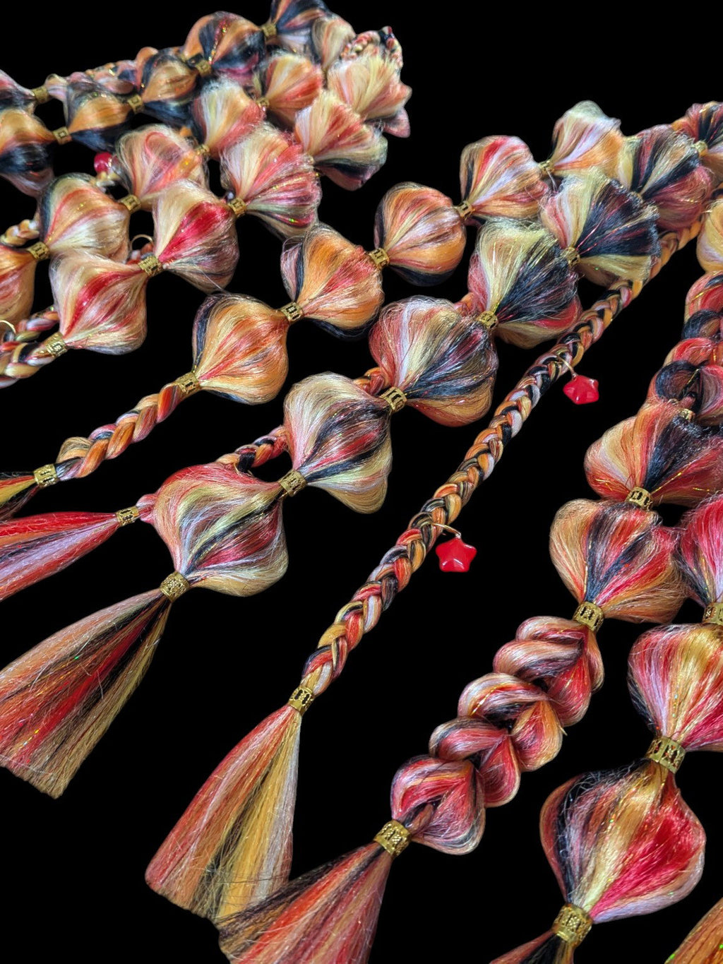 Embers - Ponytail Festival Rave Braids