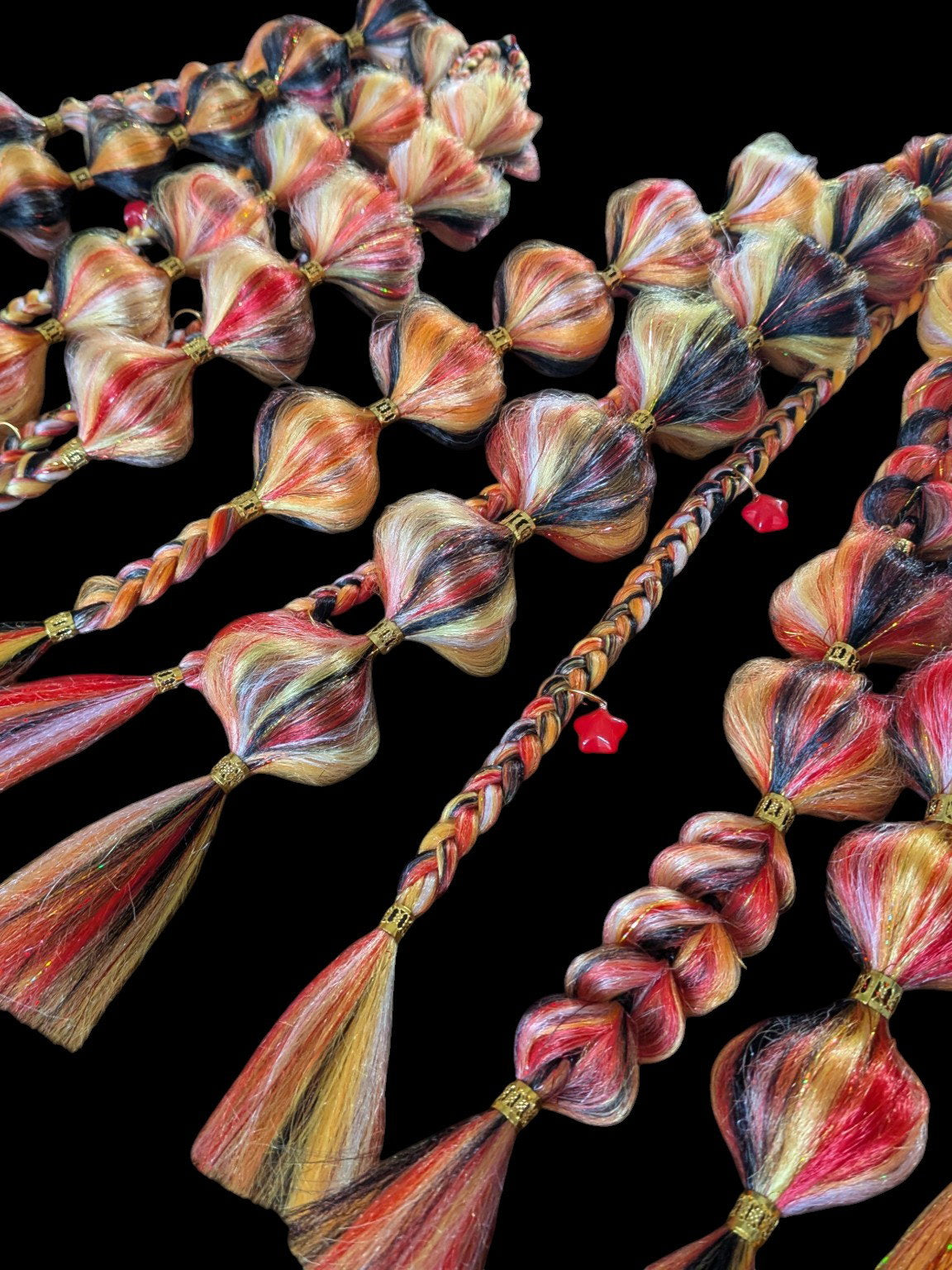 Embers - Ponytail Festival Rave Braids