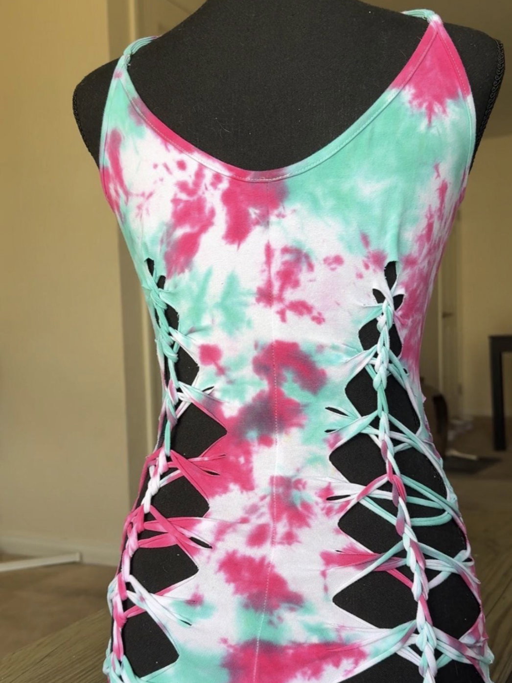 Watermelon Crush Slitweave Romper