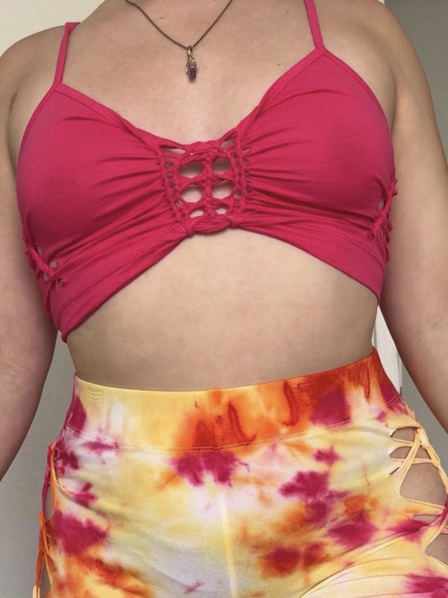 Slitweave Crop Tank