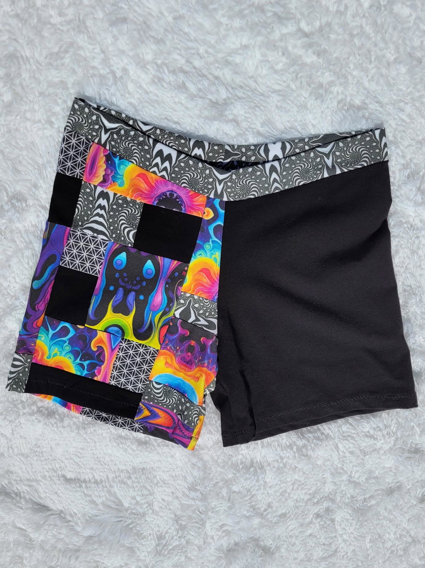 Patchwork Shorts