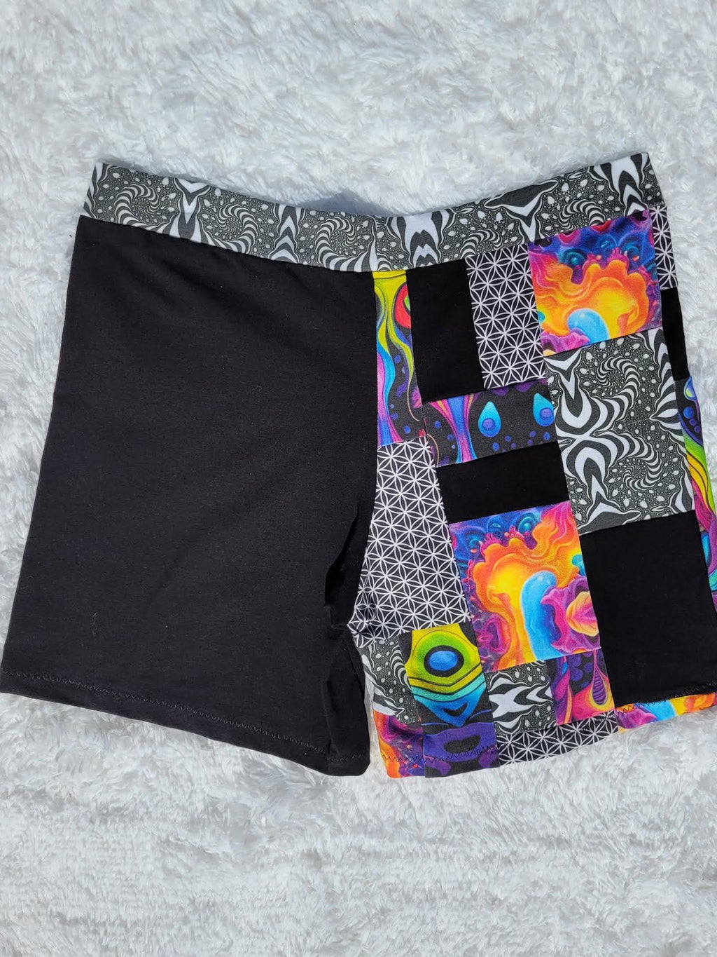 Patchwork Shorts