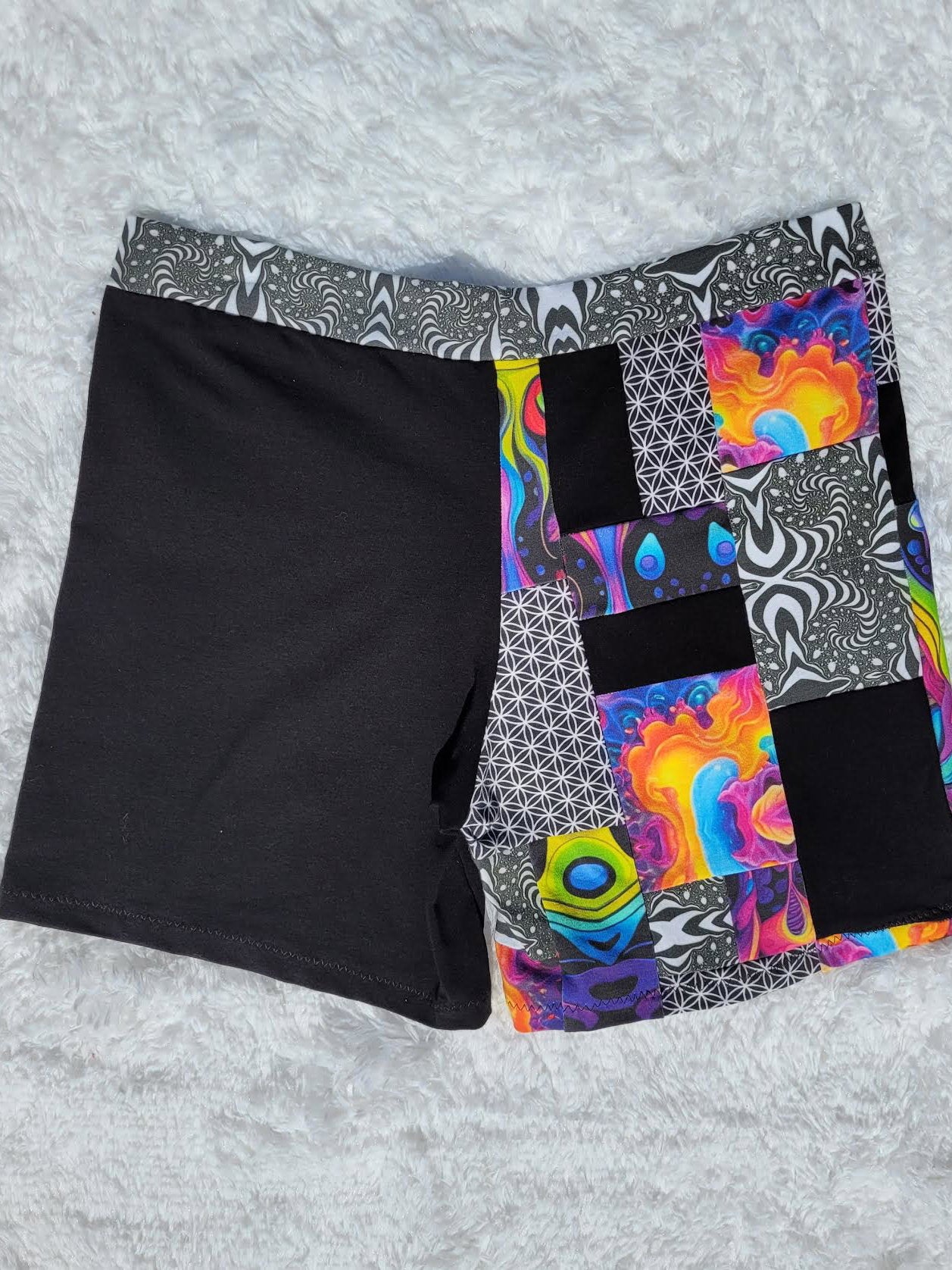 Patchwork Shorts