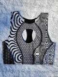 Keyhole Crop Top