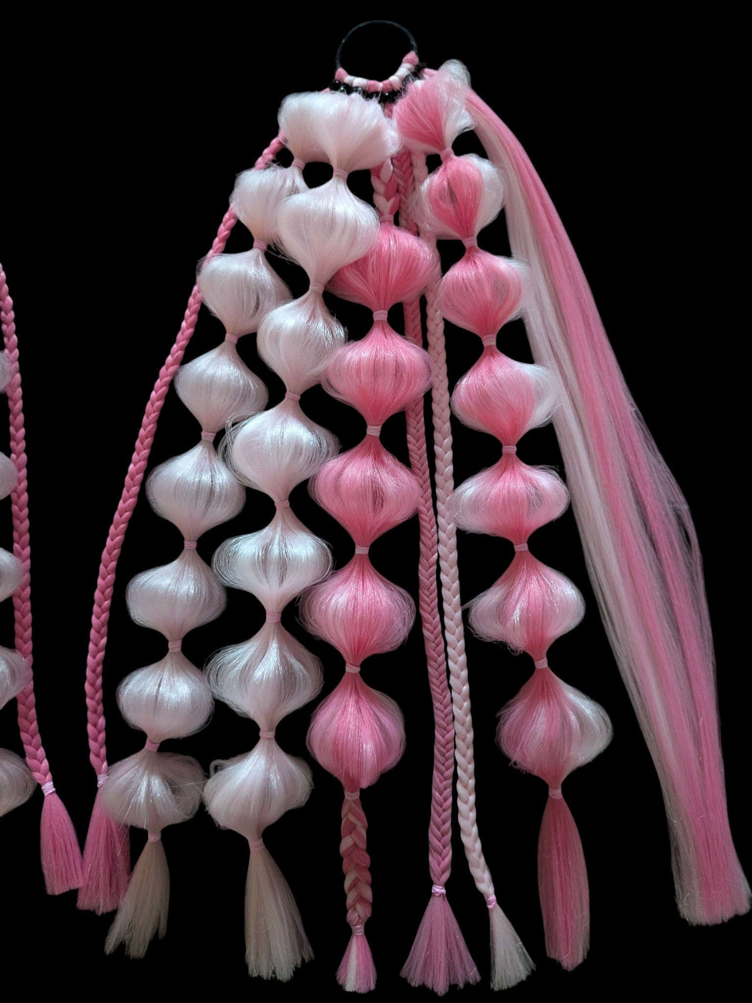 Barbie Doll (GLOW) - Ponytail Festival Rave Braids
