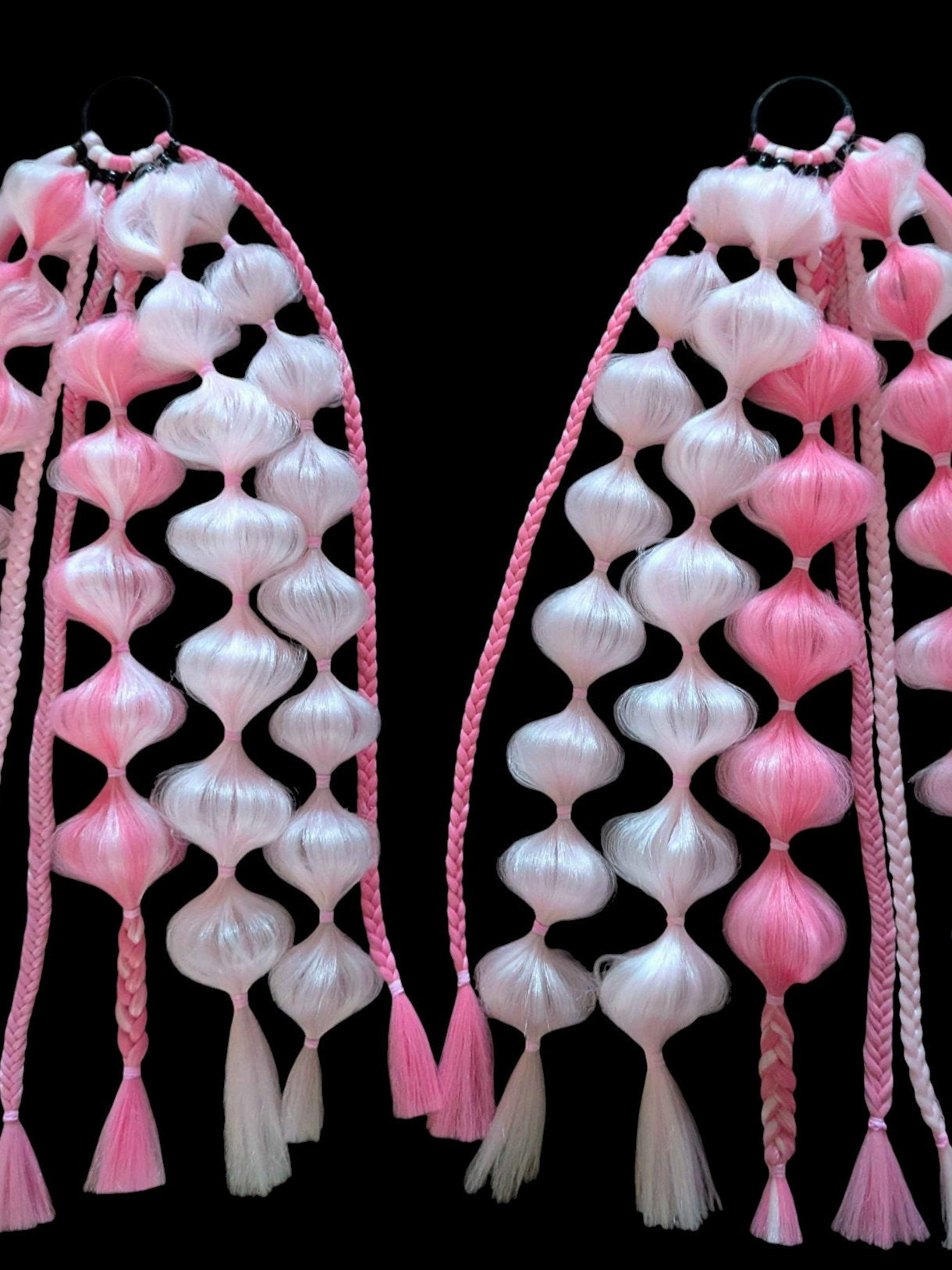 Barbie Doll (GLOW) - Ponytail Festival Rave Braids