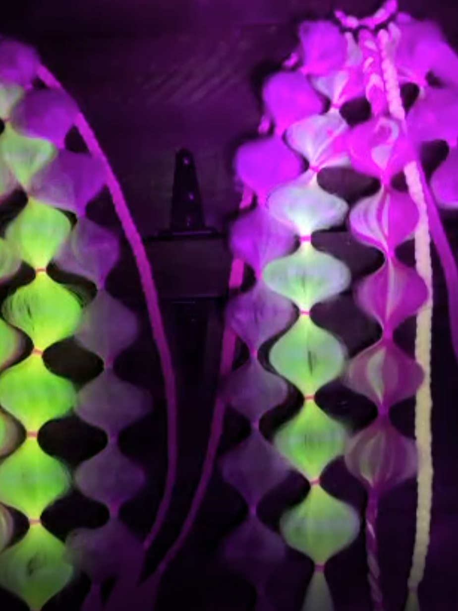 Barbie Doll (GLOW) - Ponytail Festival Rave Braids