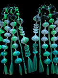 Green Nymph (GLOW) - Ponytail Festival Rave Braids