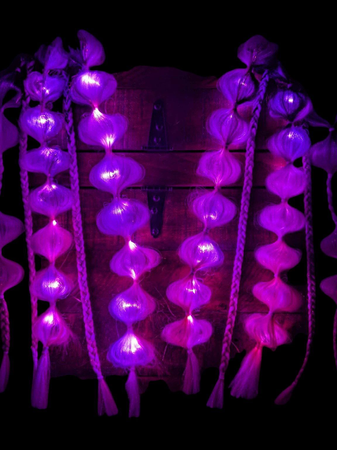 Flamingo (GLOW) - Festival Ponytail Braids