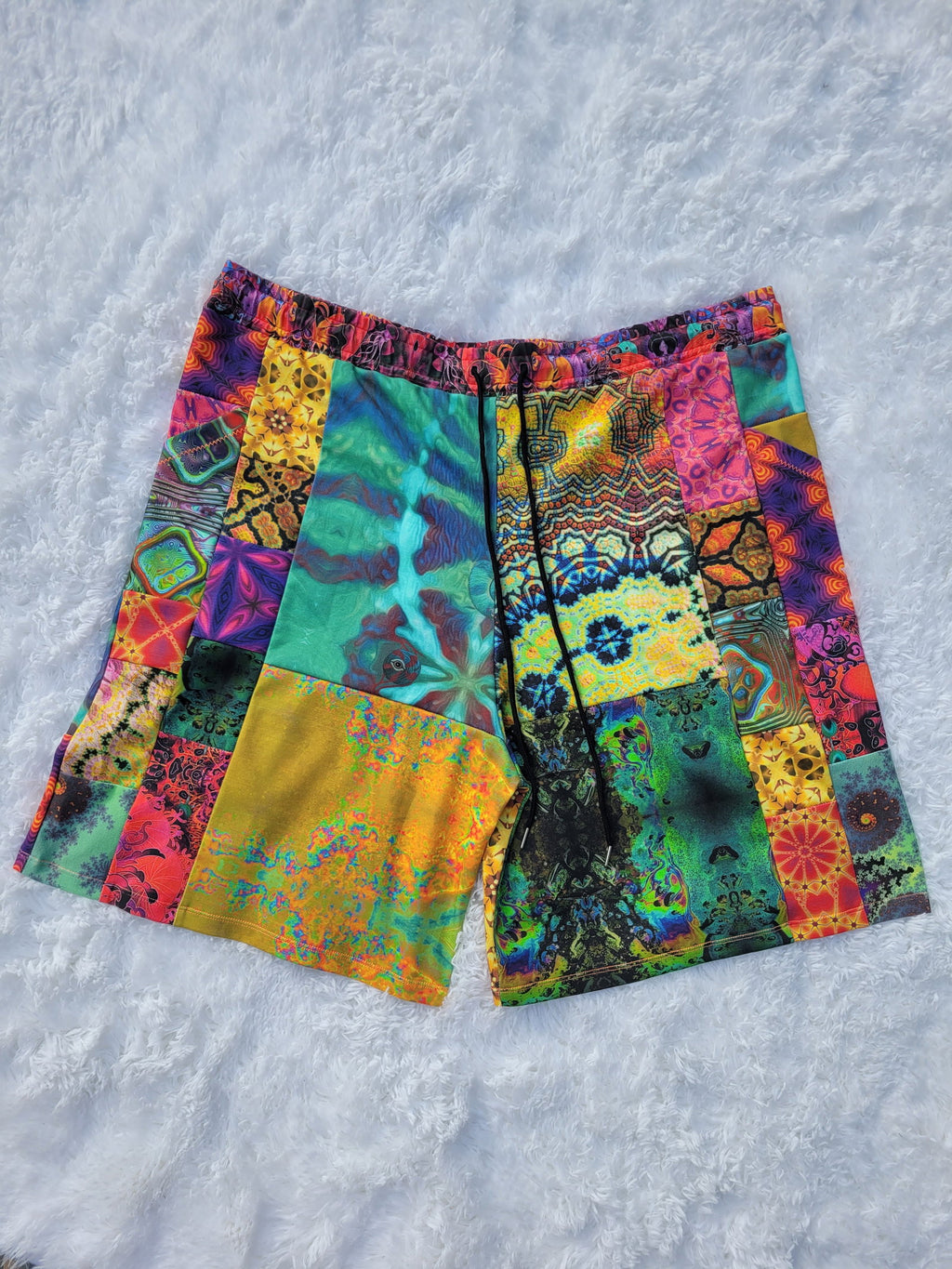 Men’s patchwork shorts