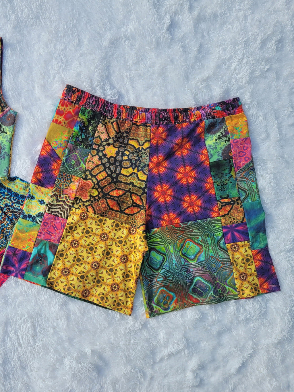 Men’s patchwork shorts