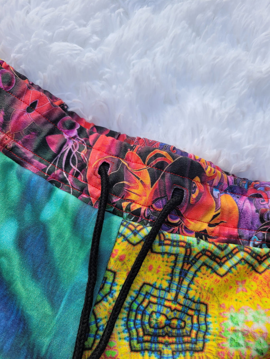 Men’s patchwork shorts