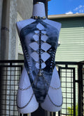 Diamond Siren Tie Dye Bodysuit (ᴍᴀᴅᴇ ᴛᴏ ᴏʀᴅᴇʀ)