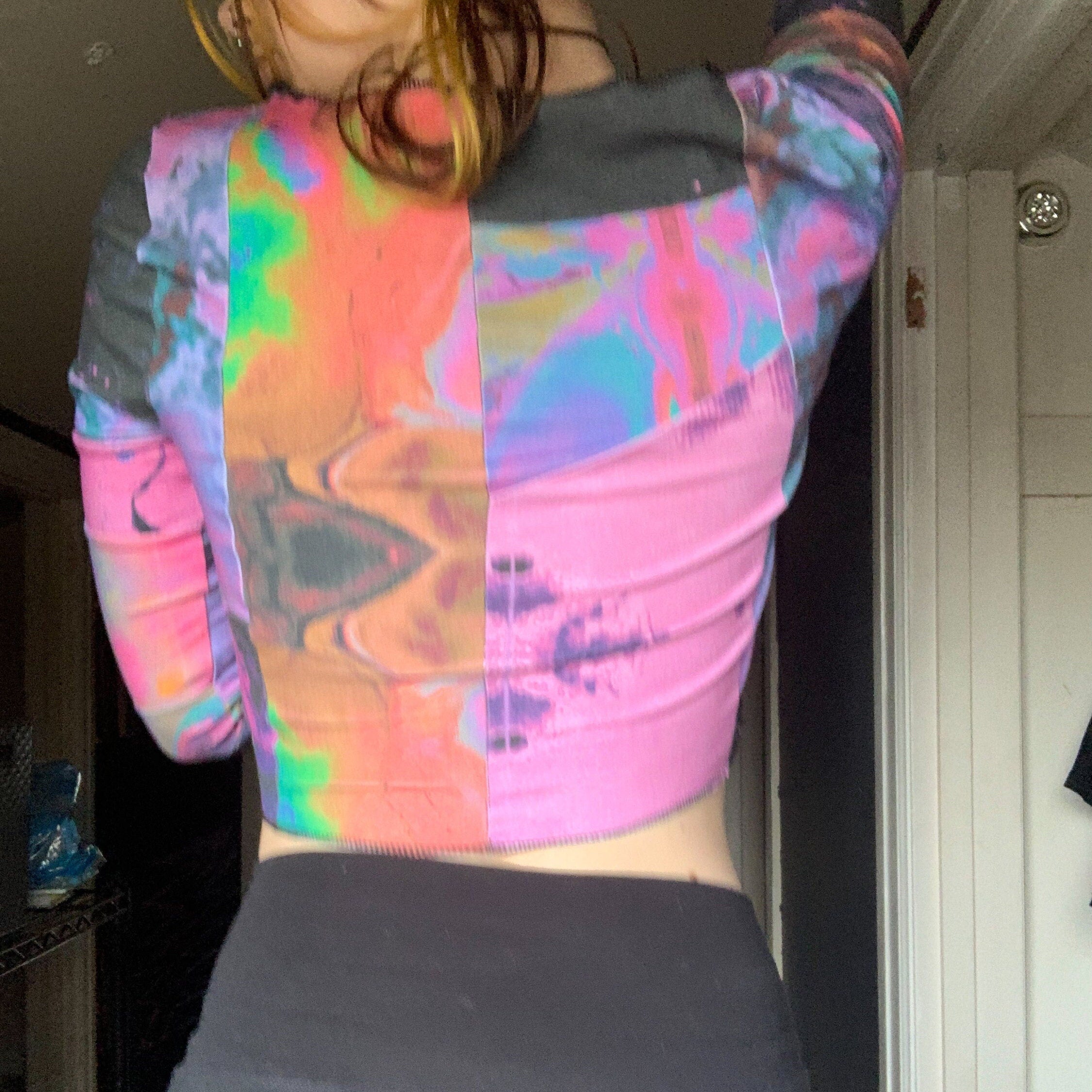 MTO Eden Zero-Waste Patchwork Cropped Longsleeve