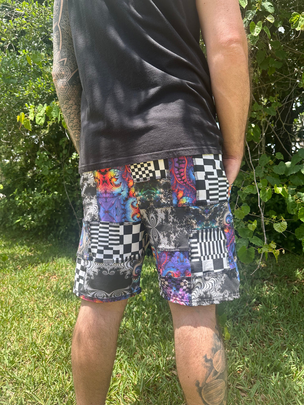 MTO Men’s Patchwork Shorts