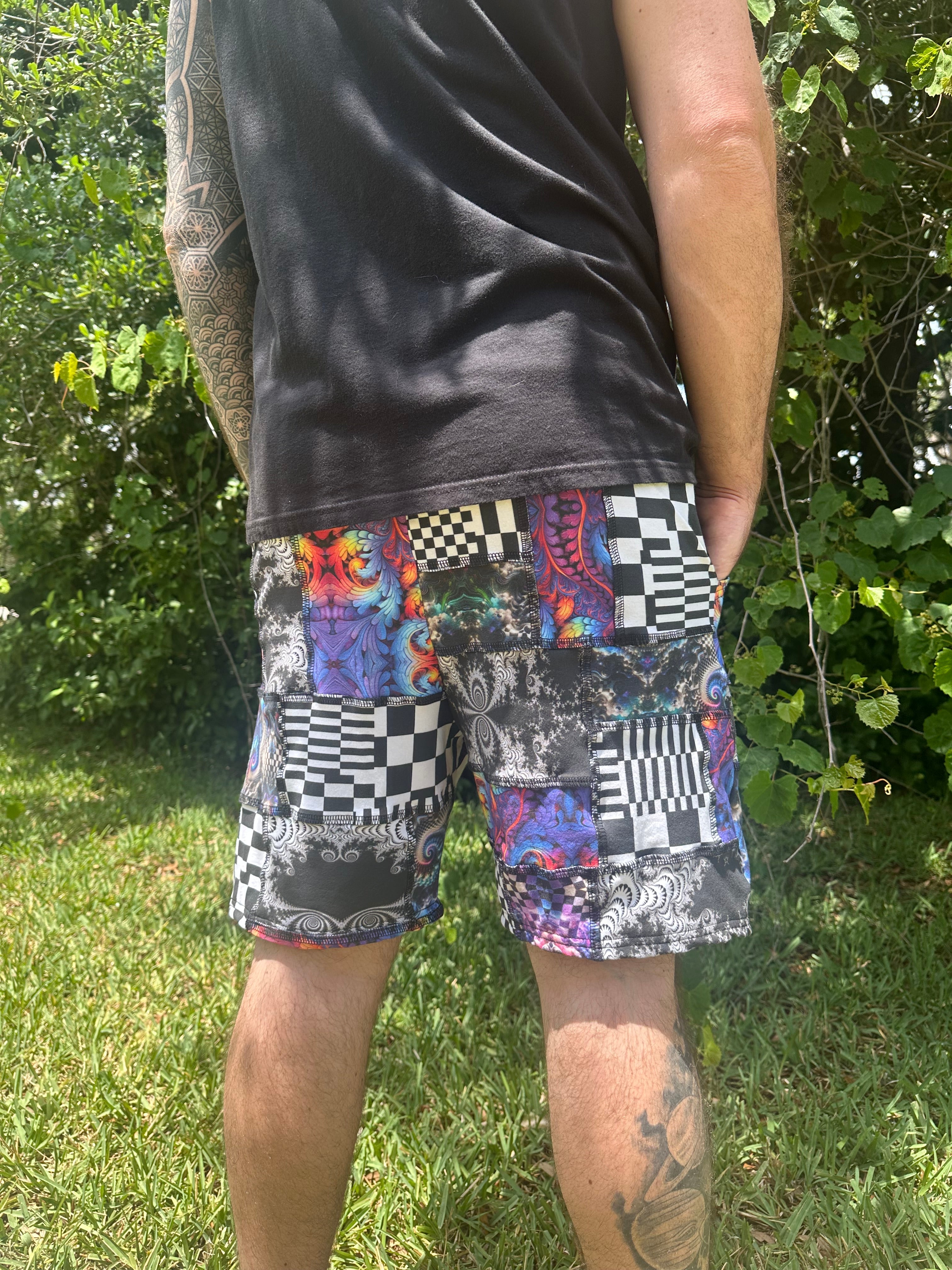 MTO Men’s Patchwork Shorts