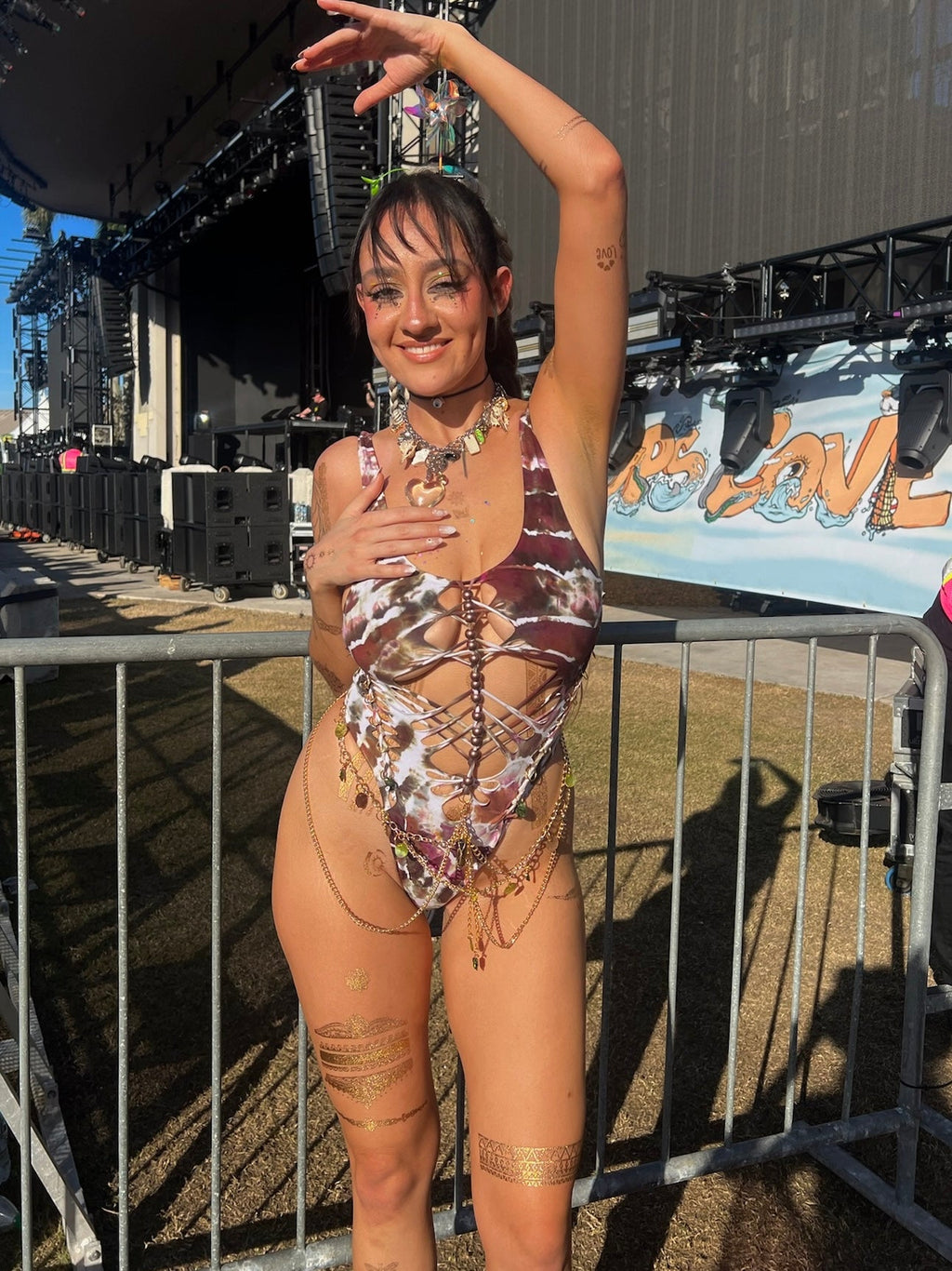 Shiitake Mushroom Geode Bodysuit (ᴍᴀᴅᴇ ᴛᴏ ᴏʀᴅᴇʀ)
