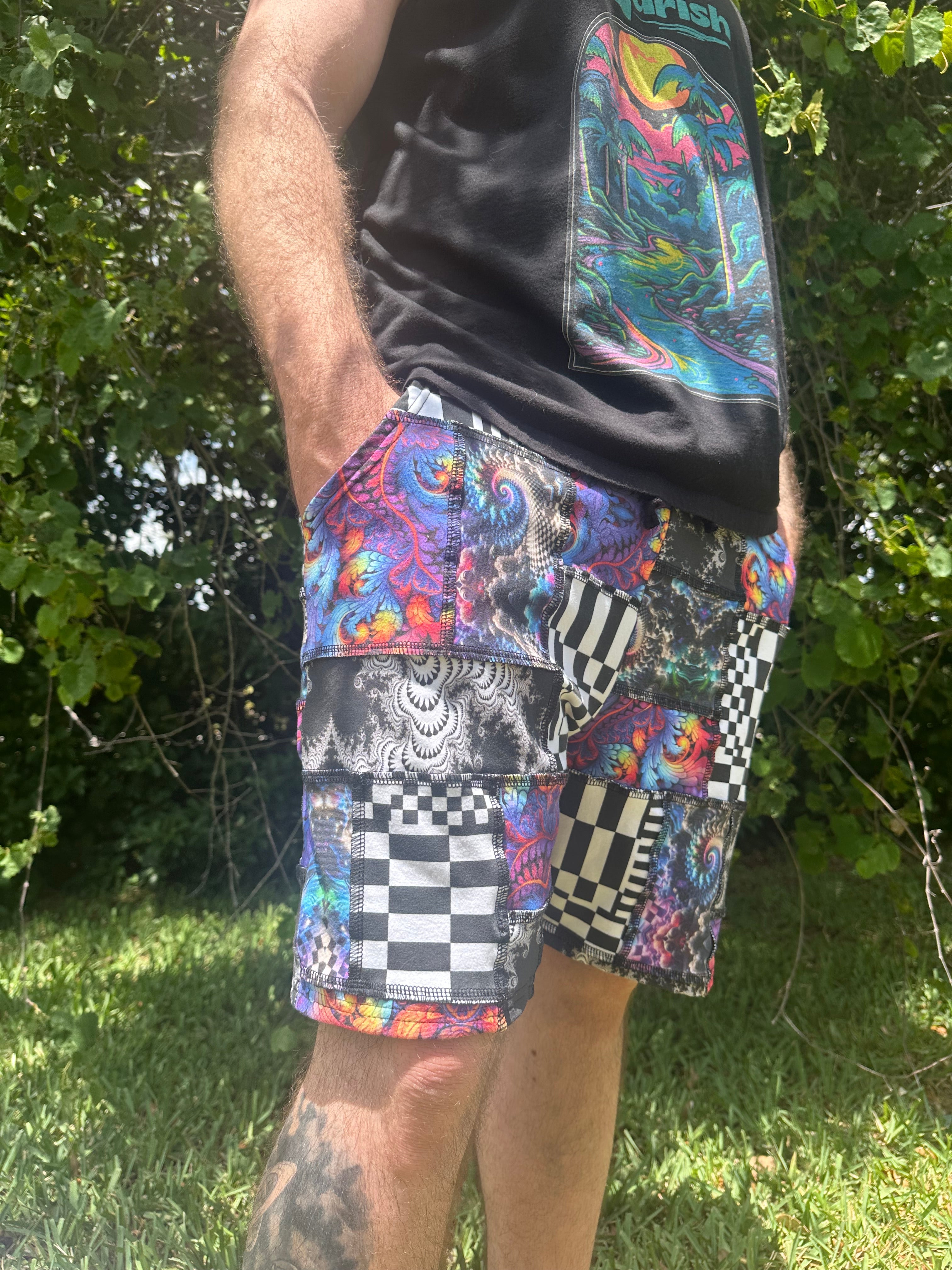MTO Men’s Patchwork Shorts