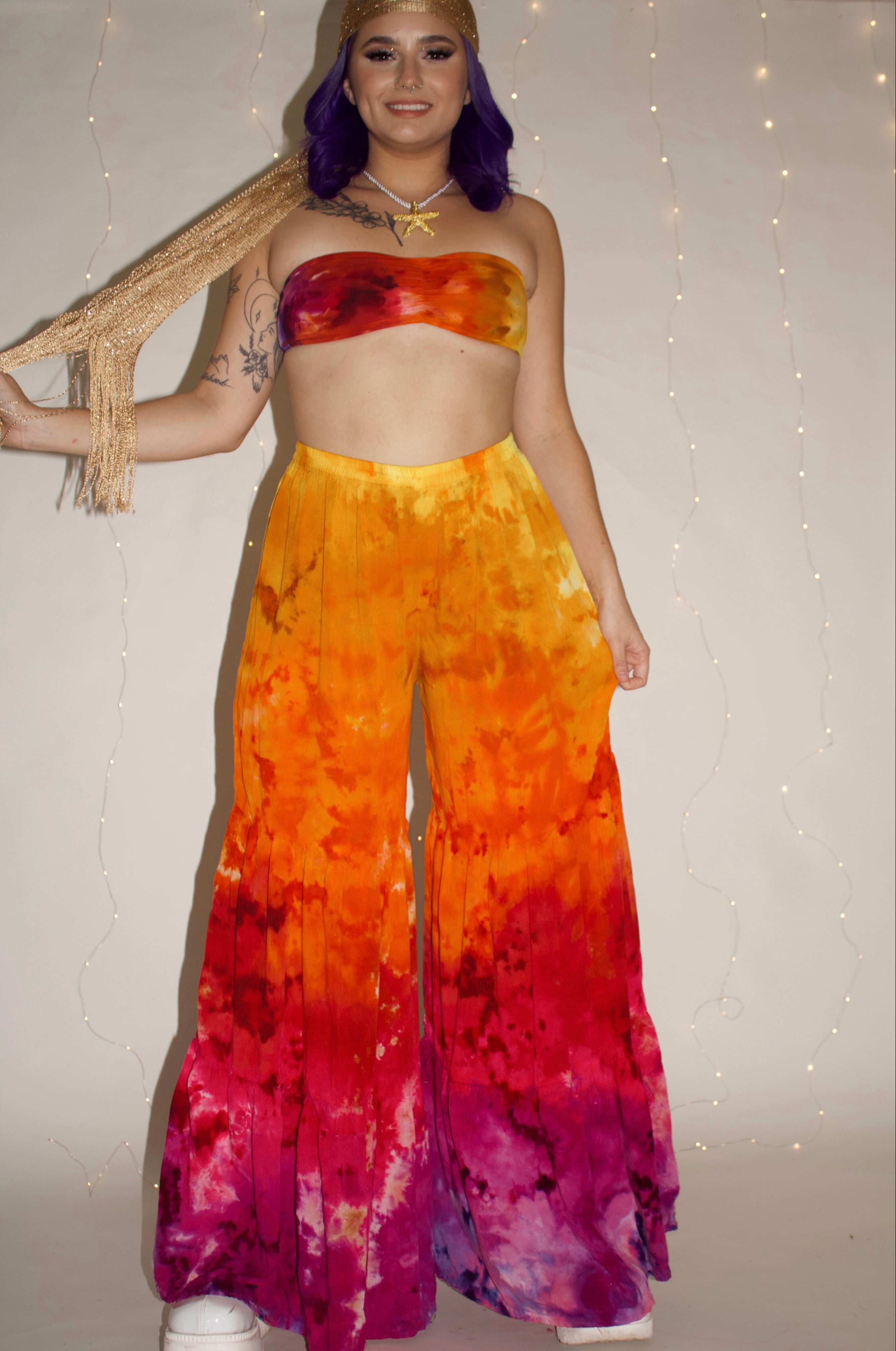 Sunset Freestyle Palazzo Pants (ᴍᴀᴅᴇ ᴛᴏ ᴏʀᴅᴇʀ)