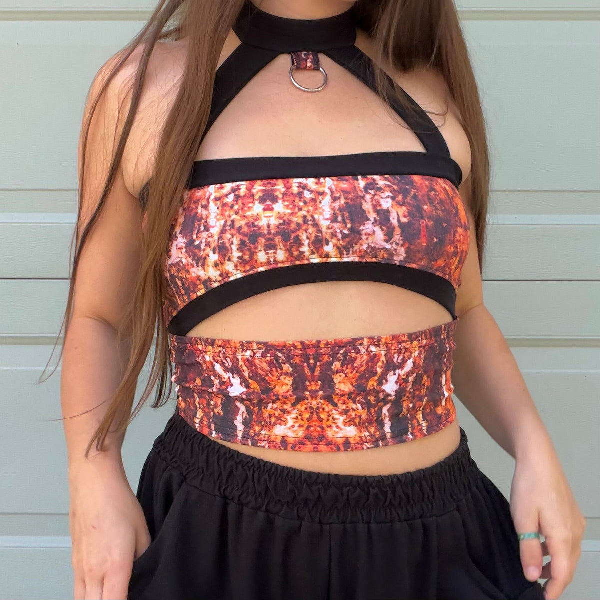 Cutout Choker Top M/L