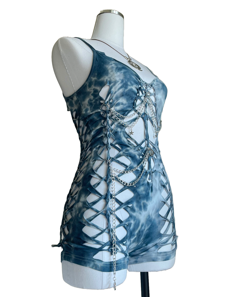 Poseidons Daughter Tie Dye Romper (ᴍᴀᴅᴇ ᴛᴏ ᴏʀᴅᴇʀ)