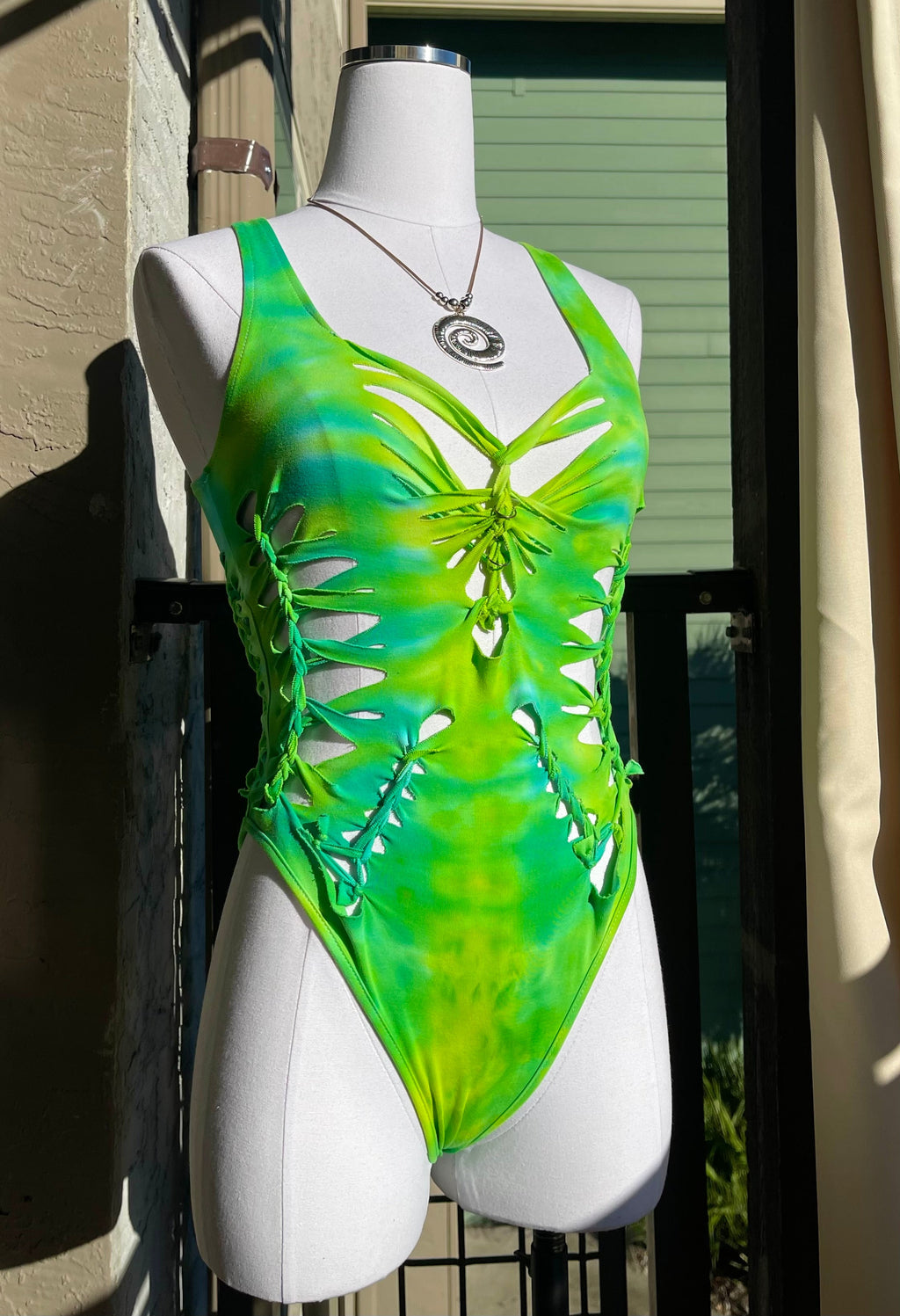 Nereids Glow Tie Dye Bodysuit (ᴍᴀᴅᴇ ᴛᴏ ᴏʀᴅᴇʀ)