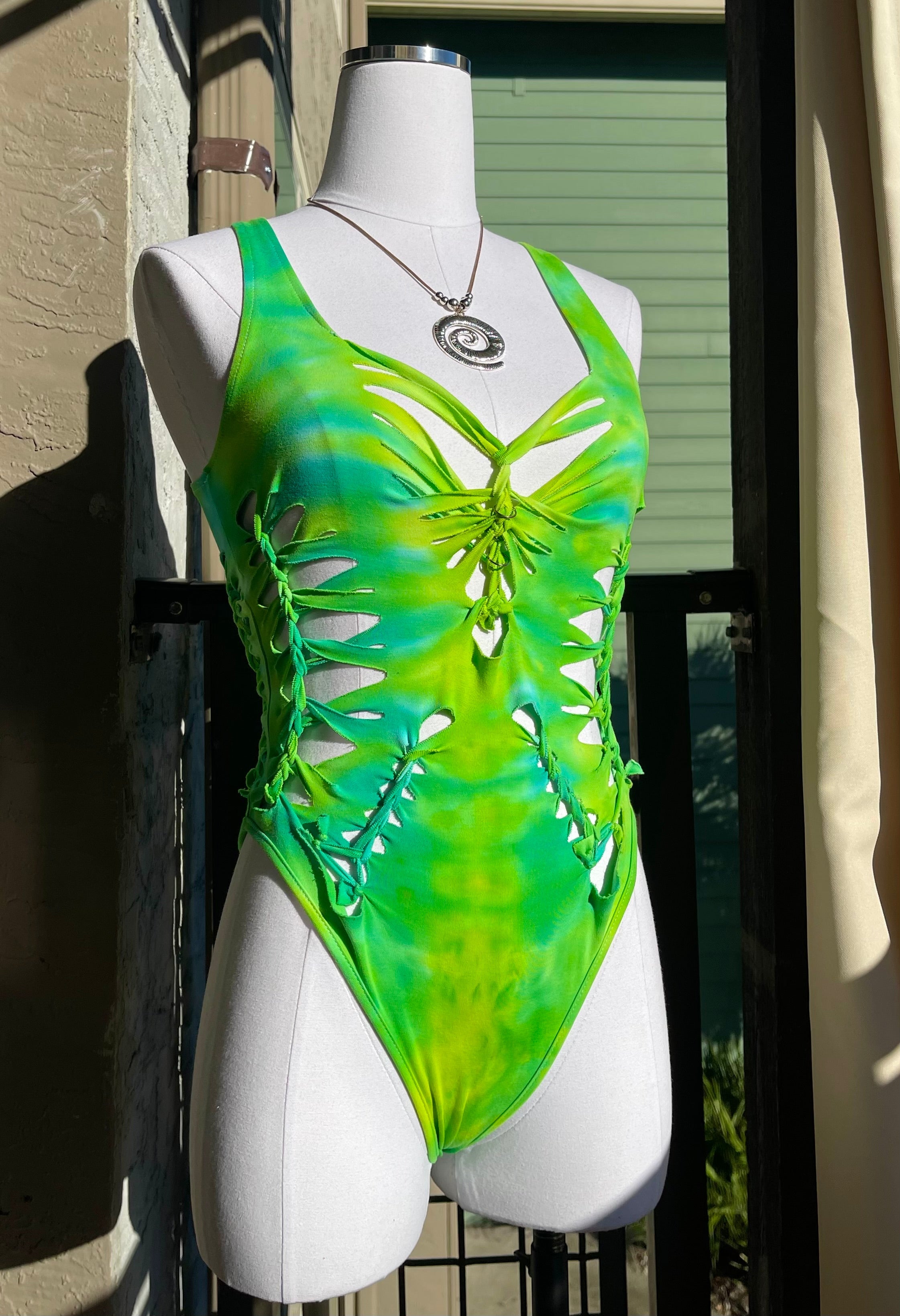 Nereids Glow Tie Dye Bodysuit (ᴍᴀᴅᴇ ᴛᴏ ᴏʀᴅᴇʀ)