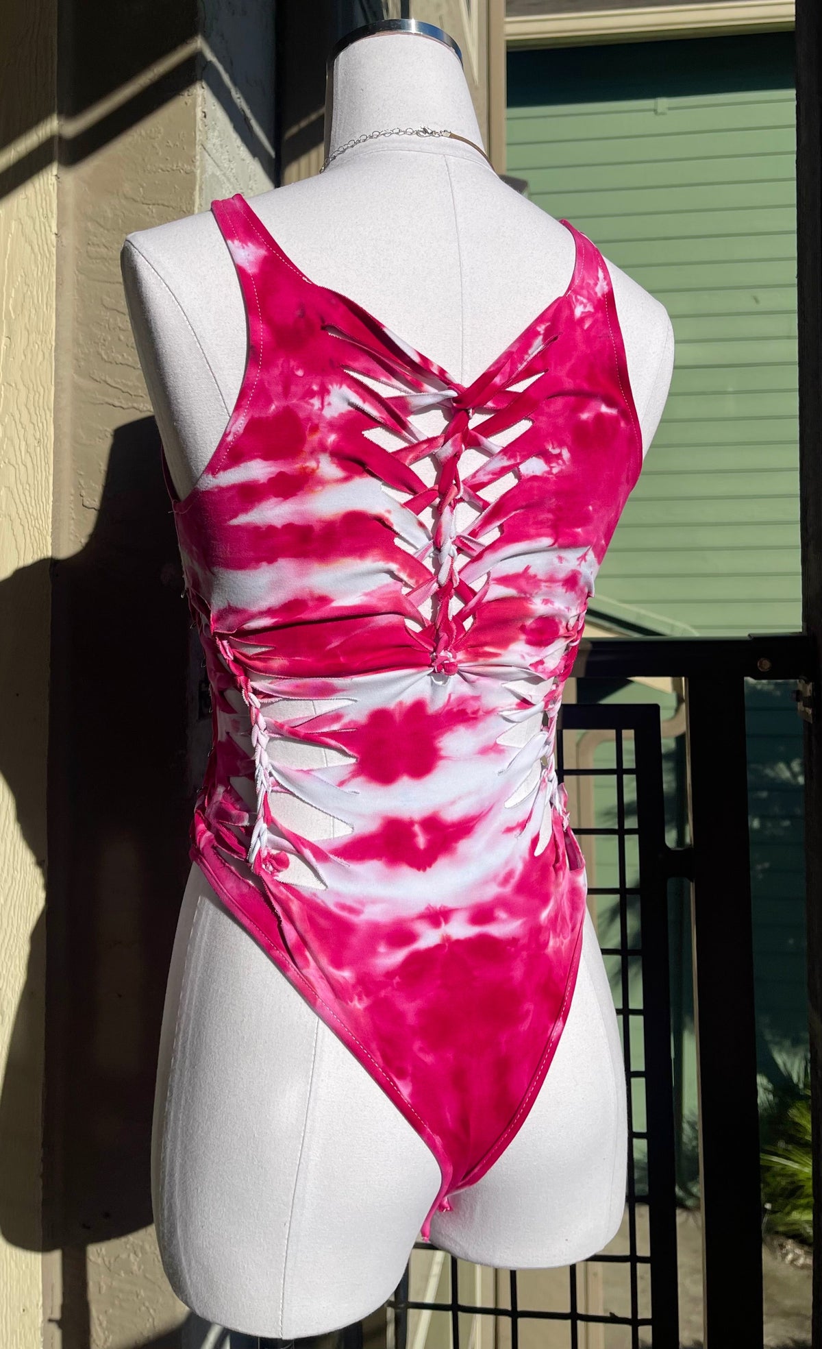 Pink Sand Tie Dye Bodysuit (ᴍᴀᴅᴇ ᴛᴏ ᴏʀᴅᴇʀ)