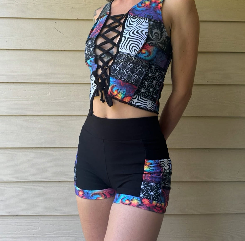 MTO Patchwork Pocket Shorts