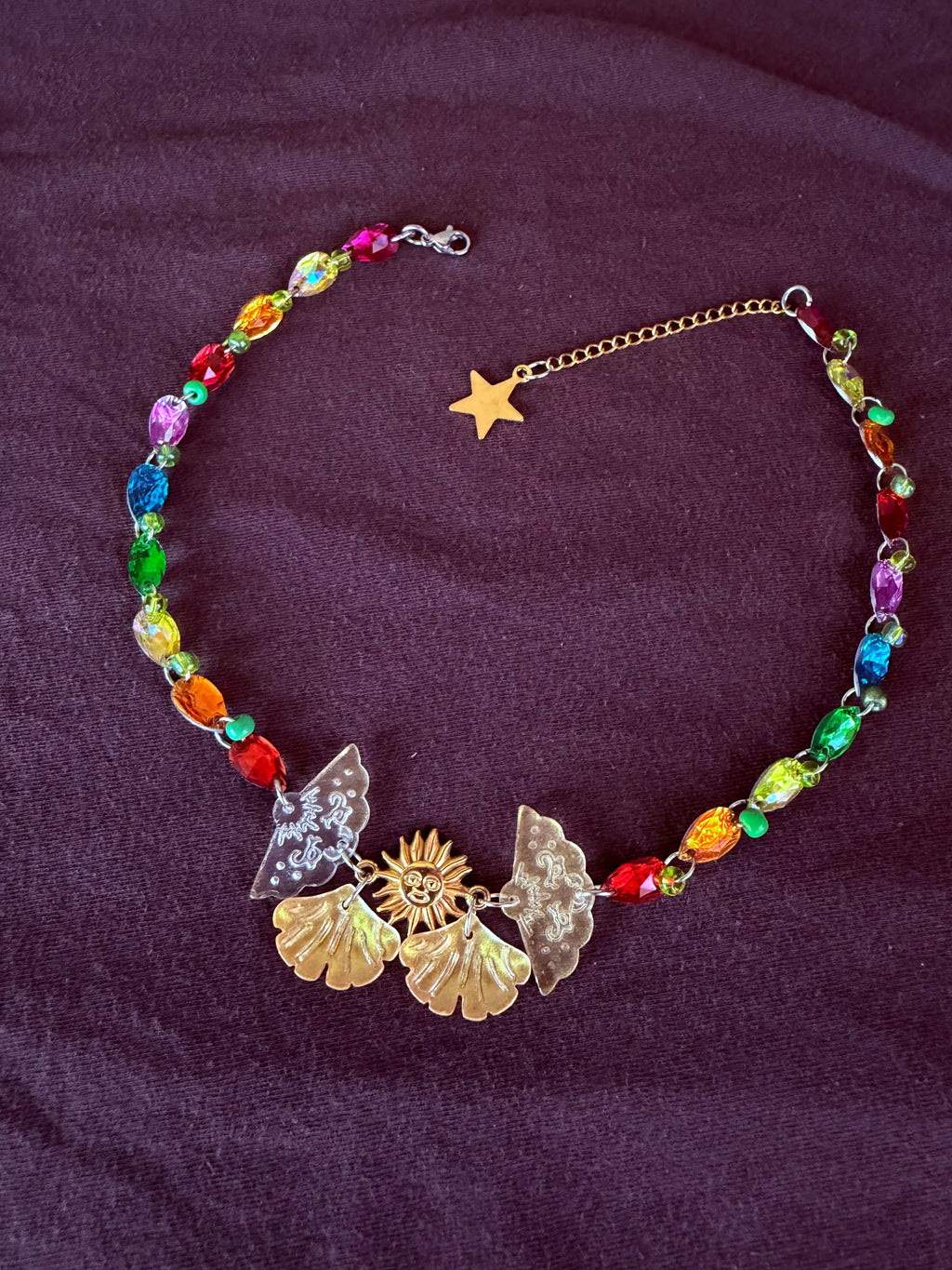 Glass Crystal Choker