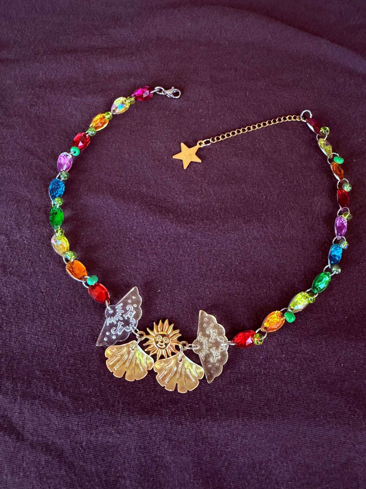 Glass Crystal Choker