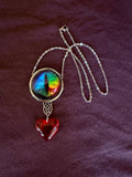 Pendant on 18 inch chain