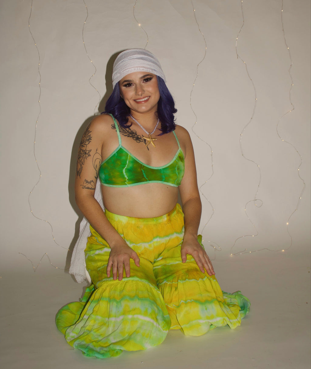 Lime Tide Palazzo Pants (ᴍᴀᴅᴇ ᴛᴏ ᴏʀᴅᴇʀ)