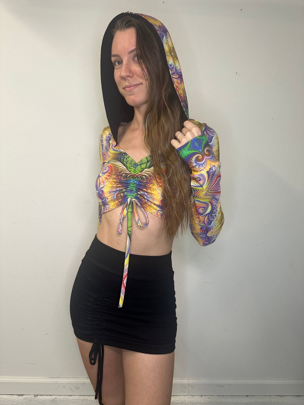 Sherbet (MD) Cinched Long Sleeve Top
