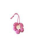 Pink Flower Bag Tag