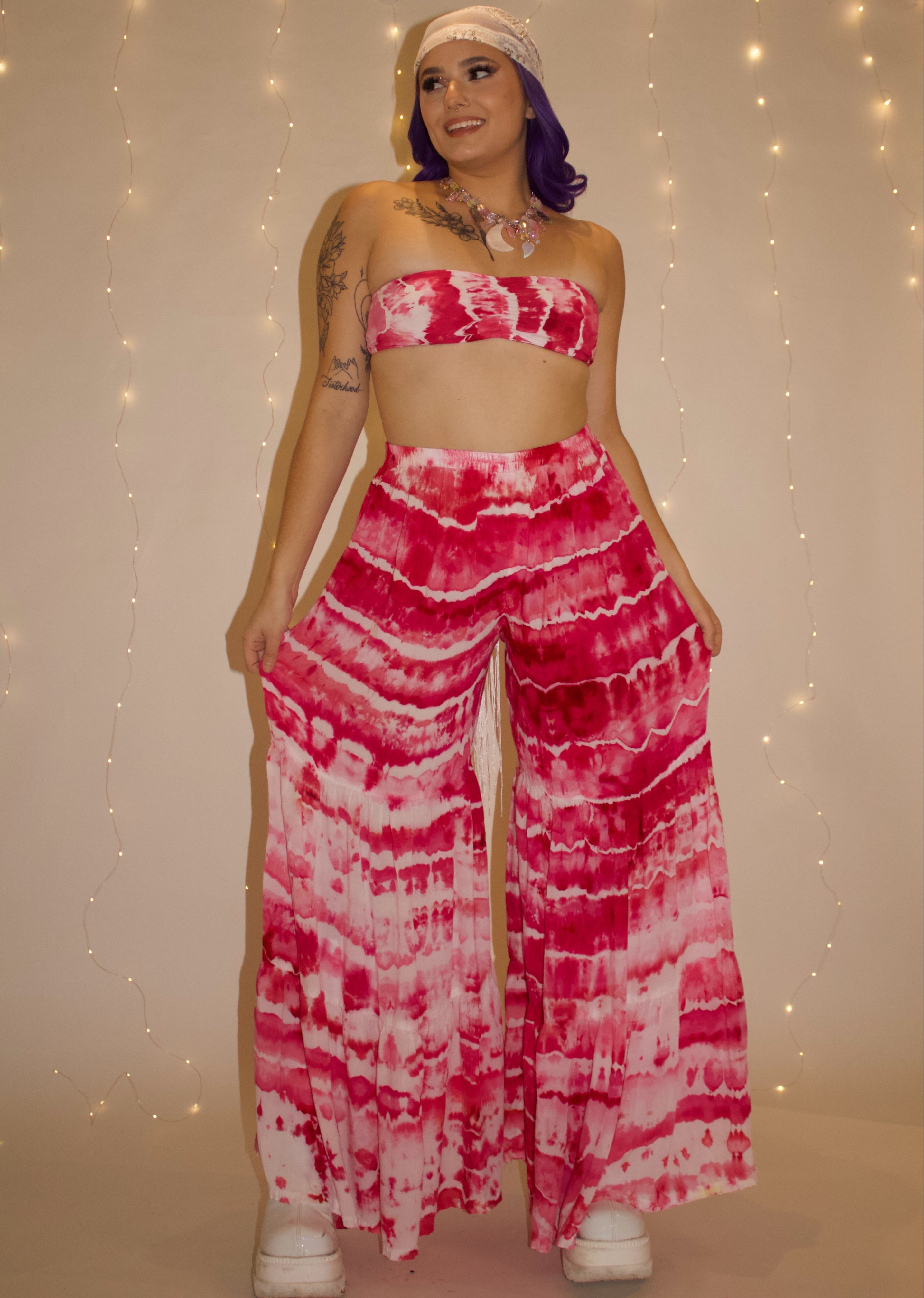 Coral Nymph Palazzo Pants (ᴍᴀᴅᴇ ᴛᴏ ᴏʀᴅᴇʀ)