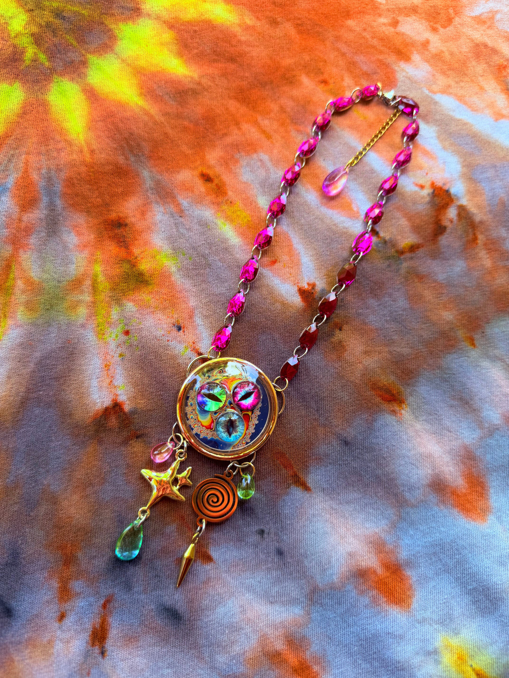 Wizard Summons - Fairy Eye Portal Necklace