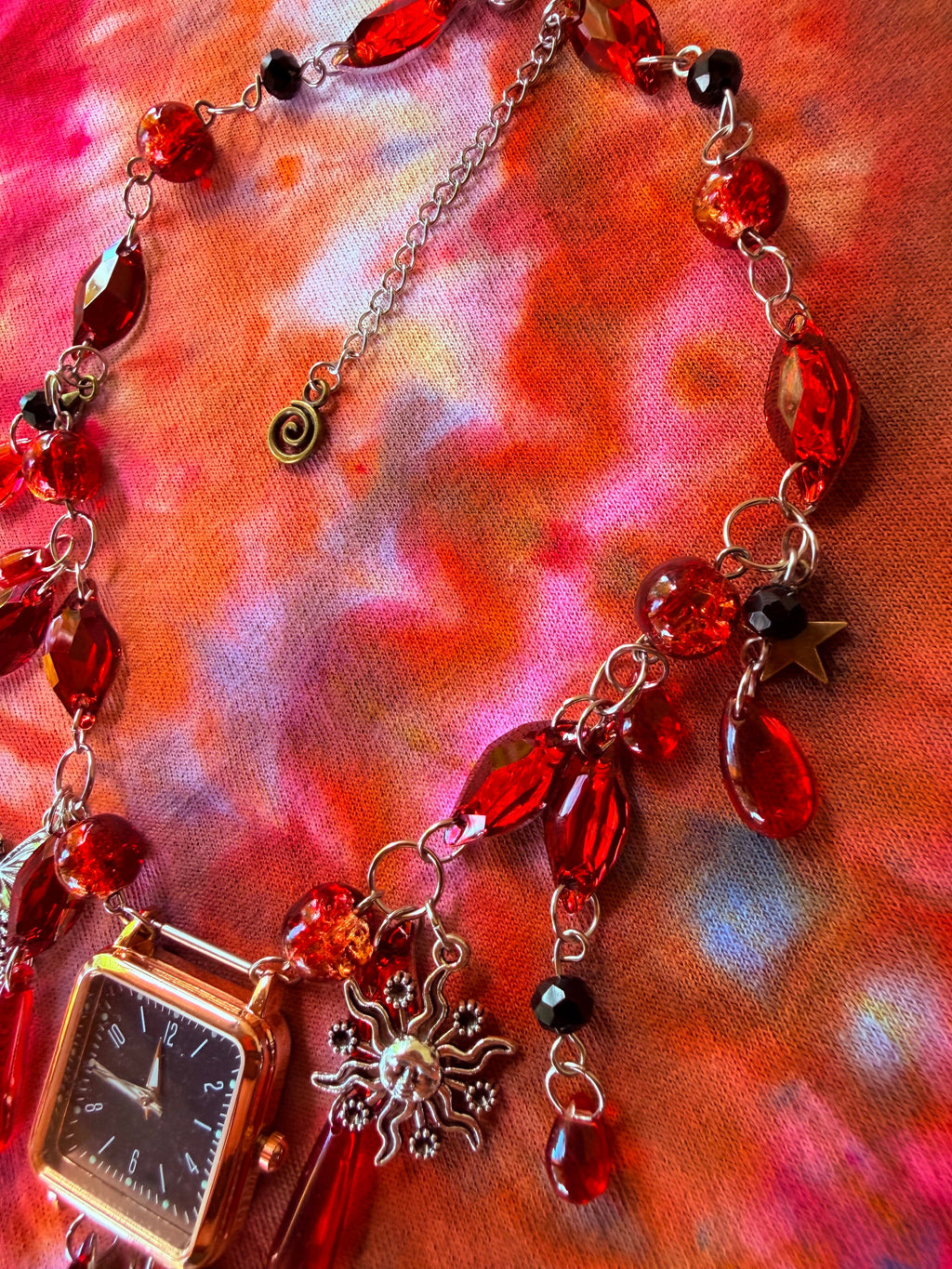 Devil’s Schedule - Resin Crystal Charm Choker