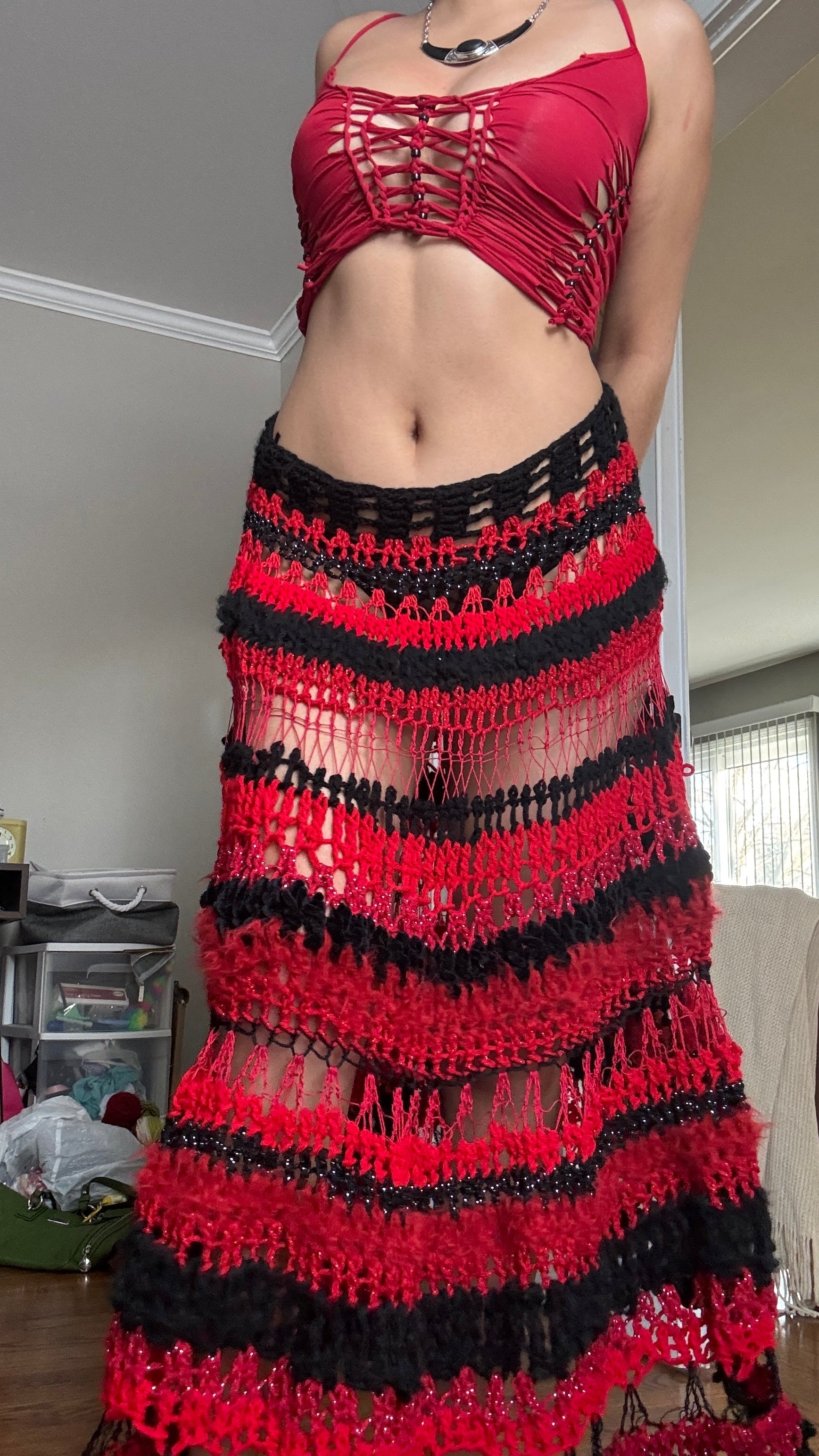 Crochet Maxi Skirt