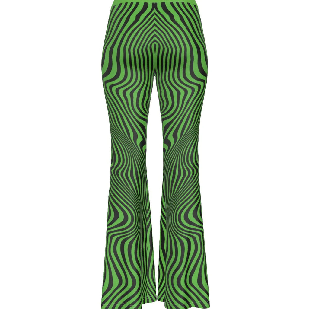Moxie Hologram Women's High Elastic Flare Pants