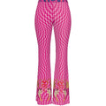 Tiger Balm Pink Women's High Elastic Flare Pants
