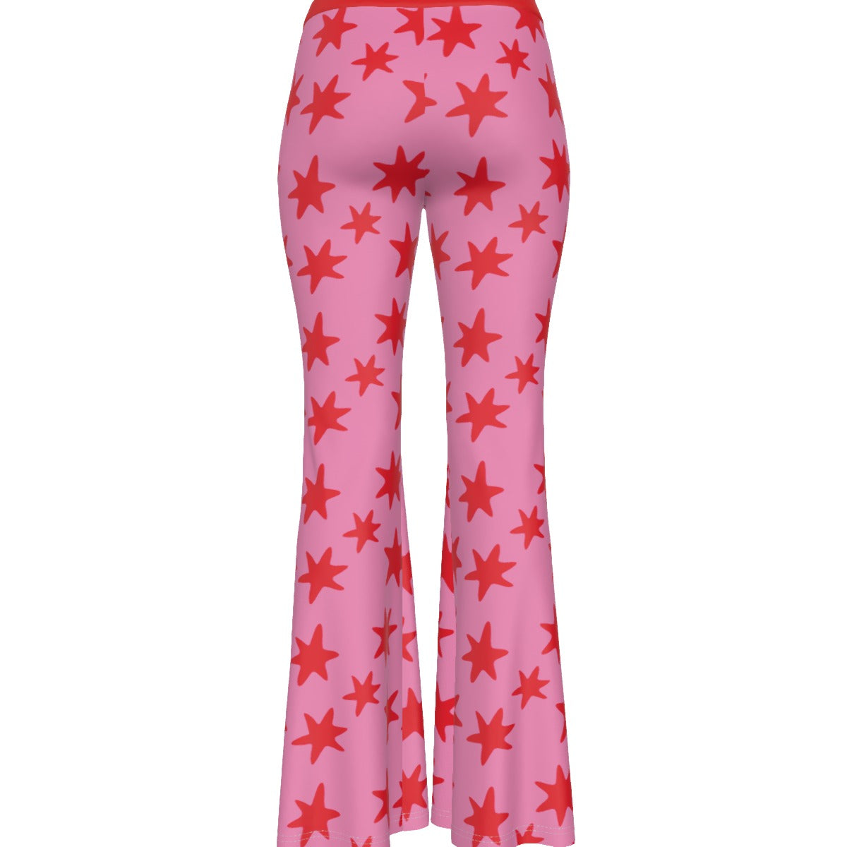 Cosmic Lady  Women's High Elastic Flare Pants